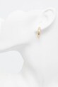 Accesorii Dkny cercei PE 23MM PAVE C HOOP 04G00638 aur