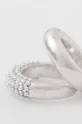 Перстень AllSaints 2-pack срібний
