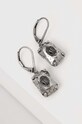 Kurt Geiger London fülbevaló CRYSTAL DROPLET EARRINGS ezüst 2878964429