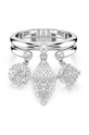 Перстень Swarovski DEXTERA 2-pack 2 шт срібний 5701829