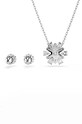 Náušnice a náhrdelník Swarovski IDYLLIA stříbrná 5691486