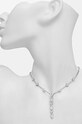 Doplňky Náhrdelník Guess JUBN04.408JW stříbrná