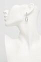 Accesorii Guess cercei JUBE04.507JW argintiu