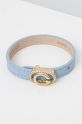 Guess bracciale in pelle blu JUBB04.523JW