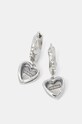 Σκουλαρίκια Guess ασημί JUBE04.615JW