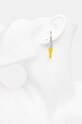 Akcesoria MM6 Maison Margiela kolczyki SM7VG0059.P6621 srebrny