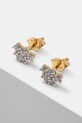 Stříbrné náušnice Guess stříbro zlatá JSBE04.493JW