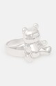 AMBUSH ring Inflated Teddy Bear Ring silver BWOC004F24SIL0017200