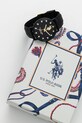 Hodinky U.S. Polo Assn. LUCYCRYSTAL černá USP8269BK