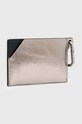 AllSaints carcasa din piele HEX CARDHOLDER W173XB argintiu AW24