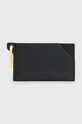 AllSaints carcasa din piele HEX CARDHOLDER husă de card negru W228XB