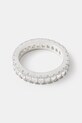 HATTON LABS silver ring Elliptical Eternity Ring cubic zirconia silver HL.W4.276.01