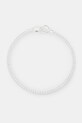 Stříbrný náramek HATTON LABS Round Curb Bracelet M stříbrná HL.W4.353.SL