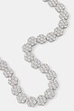 Сребърно колие HATTON LABS Daisy Tennis Chain S HL.W4.863.01 сребърен AW24