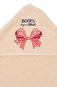 Dziewczynka Konges Sløjd ręcznik bawełniany niemowlęcy TERRY TOWEL GOTS KS101708.G beżowy