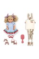 Dziewczynka Konges Sløjd lalka i wózek dziecięcy ALL I WISH FOR - DELPHINE DOLL KS101908 niebieski
