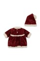DÍVKA Obleček pro panenky Konges Sløjd DOLL CHRISTMAS DRESS GRS KS101947 červená