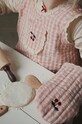 Detská zástera Konges Sløjd KIDS FRILL APRON SET ružová KS102011