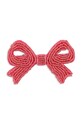 Dievča Sponky Konges Sløjd 2 PACK PEARLY BOW HAIR CLIPS 2-pak KS101855 ružová