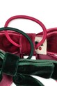 Дитяча резинка для волосся Konges Sløjd 2 PACK VELVET DOUBLE BOW ELASTIC 2-pack зелений KS101863