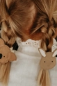 Dječja ukosnica za kosu Donsje Josy Classic Hairclip Bunny 6009002. bež