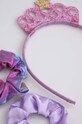 Sada detských ozdôb do vlasov Coccodrillo 3-pak ZC4311601PBJ fialová AW24