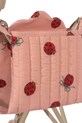 Kolica za lutke Konges Sløjd DOLL LADYBUG GLITTER STROLLER roza KS102209