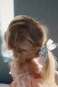 DÍVKA Dětské gumičky Konges Sløjd 2 PACK BOW ELASTIC 2-pack KS101350 béžová