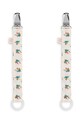 Підвіска для пустушки Konges Sløjd 2 PACK PACIFIER STRAP 2-pack 2 шт бежевий KS101362