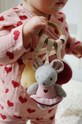 Konges Sløjd zawieszka niemowlęca ACTIVITY RING MOUSE szary KS101382
