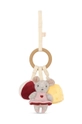 Kojenecký přívěsek Konges Sløjd ACTIVITY RING MOUSE KS101382 šedá AW24