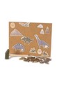 Konges Sløjd jucărie pentru copii CORK HAMMER GAME DINO FSC maro KS101466