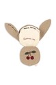 Konges Sløjd zabawka niemowlęca FABRIC BUNNY BOOK beżowy KS101508