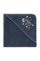 Хлопковое полотенце для младенцев Konges Sløjd TERRY TOWEL GOTS KS101708 тёмно-синий AW24