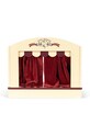 Ξύλινο θέατρο Konges Sløjd WOODEN PUPPET THEATER FSC κόκκινο KS101749