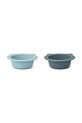 Liewood zestaw miseczek Peony Suction Bowl 2-pack niebieski LW15103