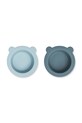 Liewood maszkok készlete Peony Suction Bowl 2 db LW15103 kék AA00