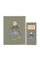 Konges Sløjd carte de colorat COLORING BOOK AND CRAYONS verde KS101936