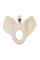 Konges Sløjd dințisor pentru bebelusi TEETHER SWAN KS102123 alb AW24