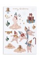 Konges Sløjd set decorațiuni pentru ferestre WINDOW DECORATION SET bej KS102139