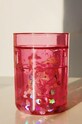 Sada hrnků Konges Sløjd 2 PACK GLITTER CUPS 2-pack růžová KS101851