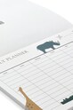 Εβδομαδιαίο ημερολόγιο Liewood Kirby weekly planner LW17911 λευκό AW24