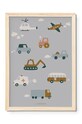 Плакат Liewood Beverly Poster LW17917 сірий AW24