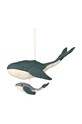 Хлопчик Дитяча карусель до ліжечка Liewood Levy Whale Mobile LW18417 блакитний