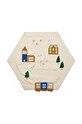 Liewood tappeto attivato per neonati Adonna transportable activity blanket S LW18454 beige AW24