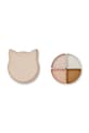 Тарілка Liewood Arne divider plate LW14317 рожевий AW24