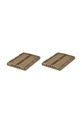 Κουτί αποθήκευσης Liewood Weston Storage Box M 2-pack 2-pack καφέ LW14677