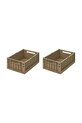 Κουτί αποθήκευσης Liewood Weston Storage Box M 2-pack 2-pack LW14677 καφέ AW24