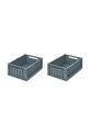 Úložná krabica Liewood Weston Storage Box M 2-pack 2-pak modrá LW14677