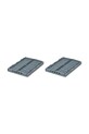 Úložná krabica Liewood Weston Storage Box M 2-pack 2-pak LW14677 modrá AW24